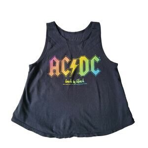 ACDC Back In Black Band Tank Top
